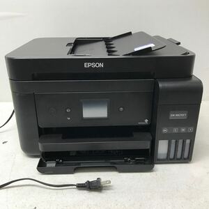 0307S EPSON エプソン インクジェットプリンター 複合機 プリンター EW-M670FT 2018年製 エコタンク ブラック 通電確認済み