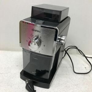 0315P dretec ドリテック コーヒーグラインダー CG-101 動作確認済み 2021年製 コーヒーメーカー 電動ミル 電動コーヒーグラインダー 