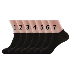  men's socks sneaker socks short socks work shoes under black 7 pair sale .. not .... socks 