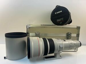 【3/24E】Canon LENS EF 600mm 1:4L ULTRASONIC 一眼レフ カメラ レンズ フード ケース付き 動作未確認