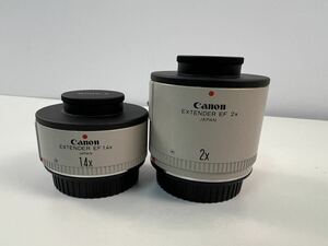 【3/24E3】Canon EXTENDER エクステンダー EF 2x 1.4x レンズ 動作未確認