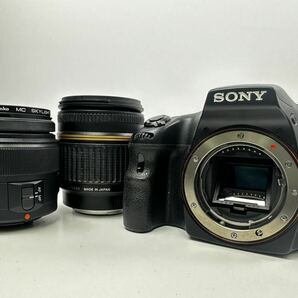 【3/19ES3】 SONY SLT-A65V AF レンズ SAL1855 AF18mm-250mm 1:3.5-6.3 まとめ 動作未確認の画像1