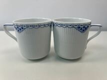 【3/59E】ROYAL COPENHAGEN ロイヤルコペンハーゲン ペア マグカップ _画像3