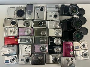 【3/0E】ジャンク デジタルカメラ まとめ売り Canon/Nikon/FUJIFILM/LUMIX/PENTAX/OLYMPUS 