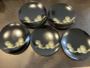 御銘々皿 5枚セット新品未使用品※めいめい皿・和食器・とりわけ皿・小皿・日本食器