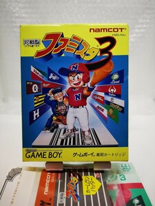 【箱説カード保証書付き・良品◆GB ファミスタ3 他にも出品中、※匿名・同梱可 】ゲームボーイ /U3 