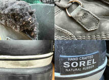 【送料無料】＜希少品＞SOREL/ソレル Caribou/カリブー US10 28cm ネイビースノーブーツ/ウインターブーツ 防水/防寒_画像9