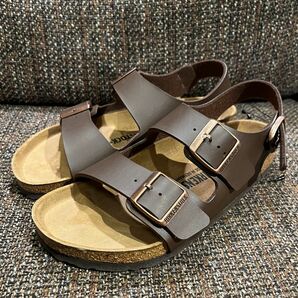 新品未使用/BIRKENSTOCK正規品/ミラノ/39サイズ/25/ブラウン ビルケンシュトック