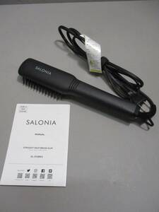 USED★SALONIA★サロニア　ストレートヒートブラシスリム　SL-012BKS