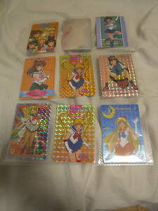 (９0) セーラームーン 美少女戦士 キラ　カード　９枚