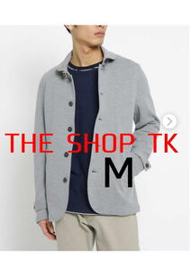 ★THE SHOP TK スウェットスタンダードジャケット M グレー ザ ショップ ティーケー ワールド★