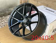 新品！Aodhan AFF7 20x10.5+35 5穴 PCD112 CB66.6 Matte Black フローフォーミング製法 深リム Concave USDM_画像4