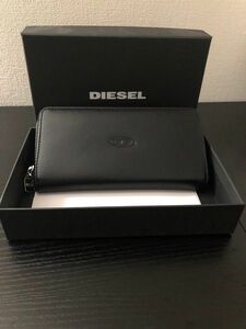 ディーゼル DIESEL ラウンドファスナー長財布 ブラック