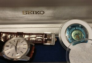 グランドセイコー　セカンド　57GS Grand Seiko手巻き　保護シール残　SEIKO セイコー アンティーク 稼働品 希少　ミント　極美品　激レア