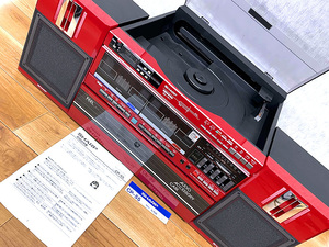 ★SHARP GX-55 システムコンポ ダブルカセット レコード シャープ★