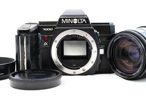 【訳あり】MINOLTA ミノルタ α 7000 一眼フィルム ★ AF ZOOM 35-105mm F3.5(22)-4.5 レンズ (t4938)