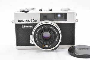 KONICA コニカ C35 Flash matic シルバー コンパクトカメラ (t5826)