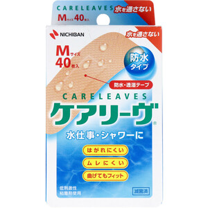 まとめ得 ケアリーヴ　防水タイプ　Ｍサイズ　４０枚　ＣＬＢ４０Ｍ x [5個] /k