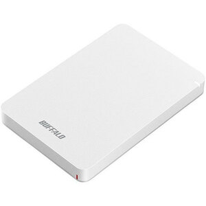 まとめ得 BUFFALO バッファロー ポータブルHDD ホワイト 1TB HD-PGF1.0U3-WHA x [2個] /l