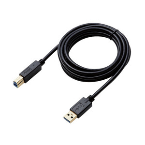 まとめ得 エレコム USB3.0ケーブル/A-Bタイプ/AV売場用/2.0m/ブラック DH-AB3N20BK x [2個] /l