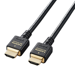 エレコム HDMI ケーブル HDMI2.1 ウルトラハイスピード 8K4K対応 1m ブラック CAC-HD21E10BK /l