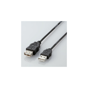 まとめ得 エレコム エコUSB延長ケーブル(2m) USB-ECOEA20 x [2個] /l