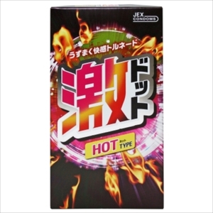 まとめ得 激ドット　ホットタイプ 　 ジェクス 　 コンドーム x [6個] /h