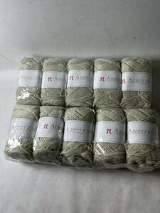ハマナカ アメリー毛糸 10玉 手芸材料 編み物 色番1