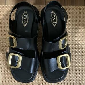 中古品TOD'Sのフラットサンダル 24.5～25の画像2