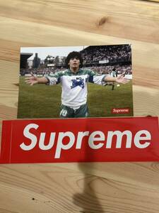 新品 Supreme 24SS マラドーナ ステッカーMaradona boxlogo 2枚セット