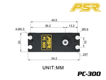お試しプライス★MALTA - PowerStar 薄型デジタルサーボ（0.12sec／5.0kg）　ロープロサイズ　PC-300_画像4