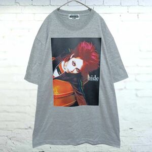 【新品】X JAPAN HIDE ミックスグレーTシャツ