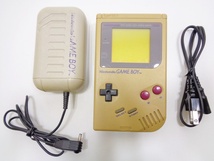 ゲームボーイ 初期型 充電式ACアダプター付属 動作確認済み DMG-01 DMG-03 初代 GAMEBOY 任天堂 Nintendo レトロ 当時物 希少 激レア お宝_画像1
