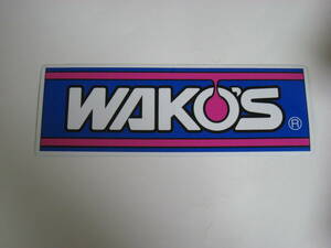 WAKOSステッカー！！当時物！貴重な古い品