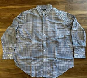 ラルフローレン　チェックシャツ XL 17 1/2 USED品　胸ポケットあり