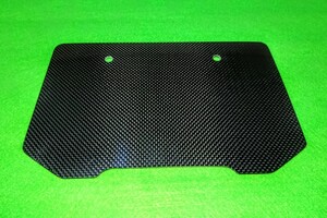  medium sized | large for motorcycle number holder [ real carbon | plain fabric ] custom hardness resin made TYPE I