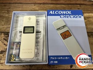 ▽ ZERO JAPAN アルコールチェッカー ZT-100 未使用 アルコール チェッカー 検査 デジタル