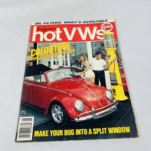  magazine foreign book hot VWs 1987 year 5 month air cooling VW BUG air cooling Volkswagen air cooling VW air cooling Beetle bus wagen bus Beetle ka Le Mans kyaru look that time thing 