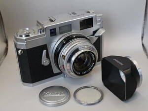 コニカ Konica ⅢA Hexanon 48mm F2 フード・フィルター付き 中古品