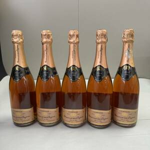 B17440(035)-130/AM4000　酒　※同梱不可　５本まとめ　CHAMPAGNE　Beaumont des Craye’es　Rose 2000　クレイエール　12％ 750ml