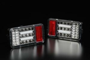 [LUCKYSALE] DA16T Carry / super Carry LED tail lamp Ver.1 [ clear lens / chrome ] Carry truck Carry 