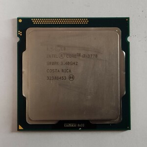 【デスクトップ用CPU】 Intel Core i7 3770 【1円スタート・ジャンク】