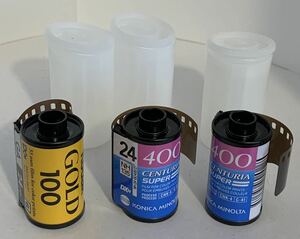 ☆未使用☆コニカ KONICA CENTURIA SUPER センチュリア スーパー 400・24枚撮 2本 コダック KODAK GOLD 100 ・24枚撮 1本 期限未確認