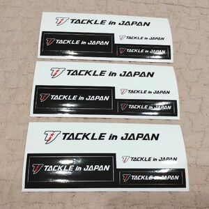 釣り【TACKLE in JAPAN】ステッカー3枚