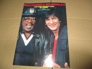 ツアー・パンフレット　ロン・ウッド ボ・ディドリー RON WOOD BO DIDDLEY 1988年 ローリング・ストーンズ The Rolling Stones