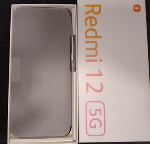 【未使用】Xiaomi UQmobile Redmi 12 5G 4GB 128GB ミッドナイトブラック XIG03