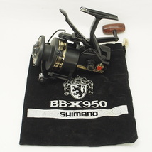 シマノ BBX-950 ビンテージ レバーブレーキスピニングリール 中古美品 SHIMANO_画像1