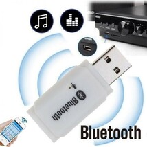 LI035:ハンズフリーカーキット usb bluetooth レシーバーの bluetooth 5.0 オーディオトランスミッタ_画像1