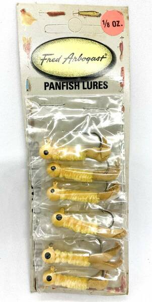 廃版 オールド OLD Fred Arbogast PANFISH LURES CRRPPIE JIG 1/8oz フレッド アーボガスト クラッピージグ 6個セット 送料無料