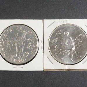 (521)外国貨幣 パナマ バルボア銀貨12枚 1947年1バルボア 1970年5バルボア オリンピック PANAMA 硬貨コイン 状態良好の画像9